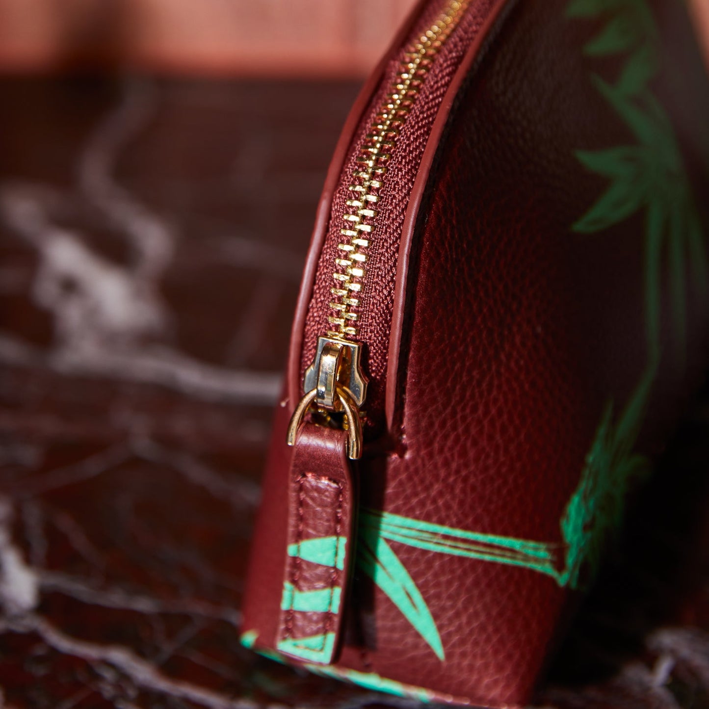 Sage X Clare - Aneta Cosmetic Pouch - Rosewood