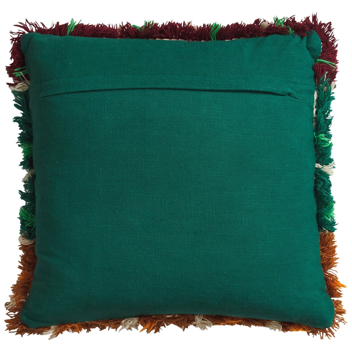Sage X Clare - Karina Shag Cushion - Verdant