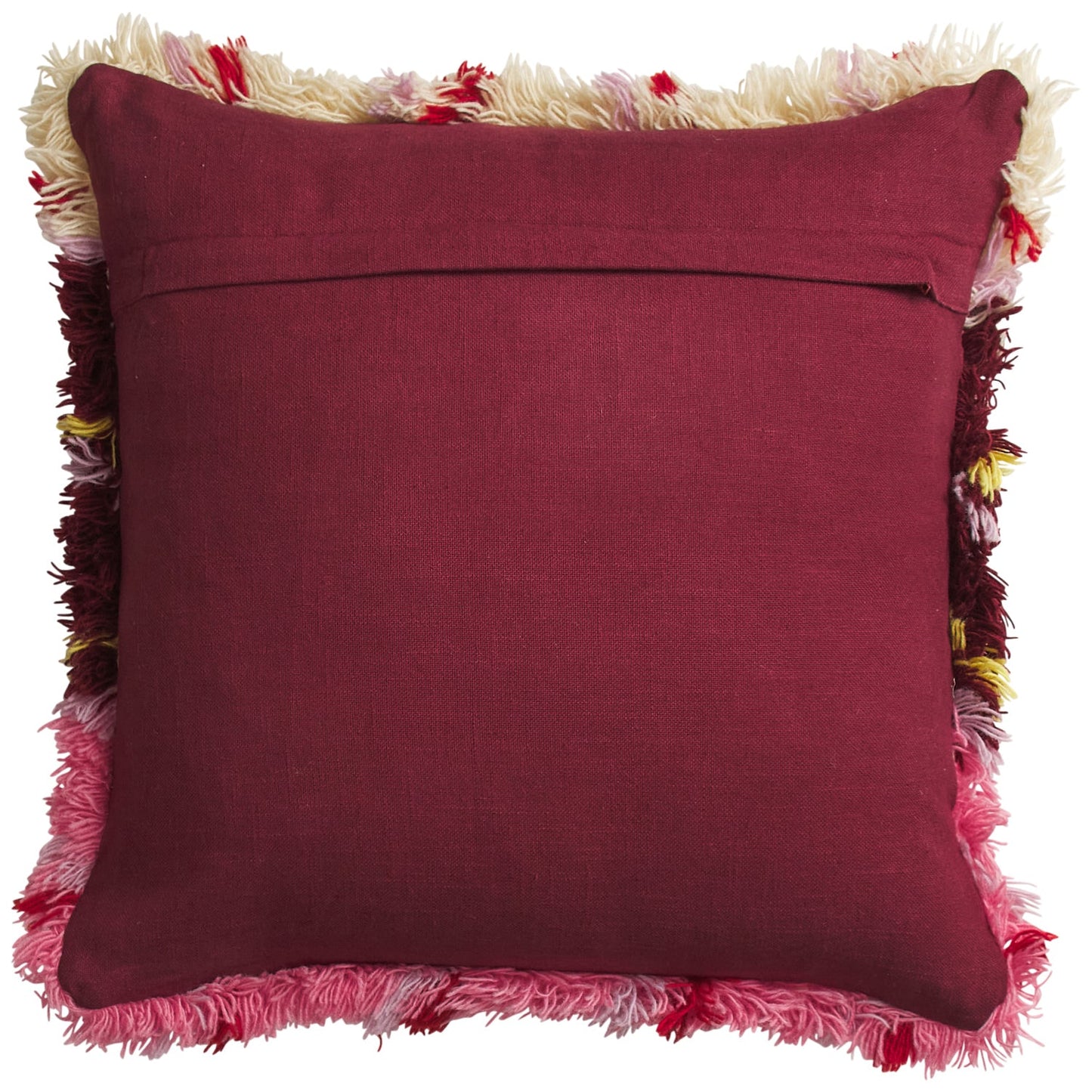 Sage X Clare - Karina Shag Cushion - Rosewood