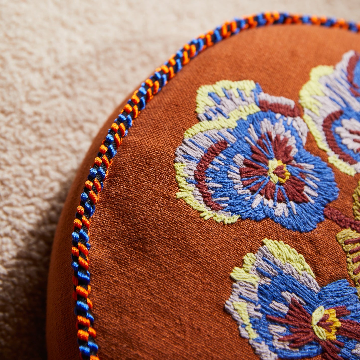 Sage X Clare - Helena Embroidered Cushion