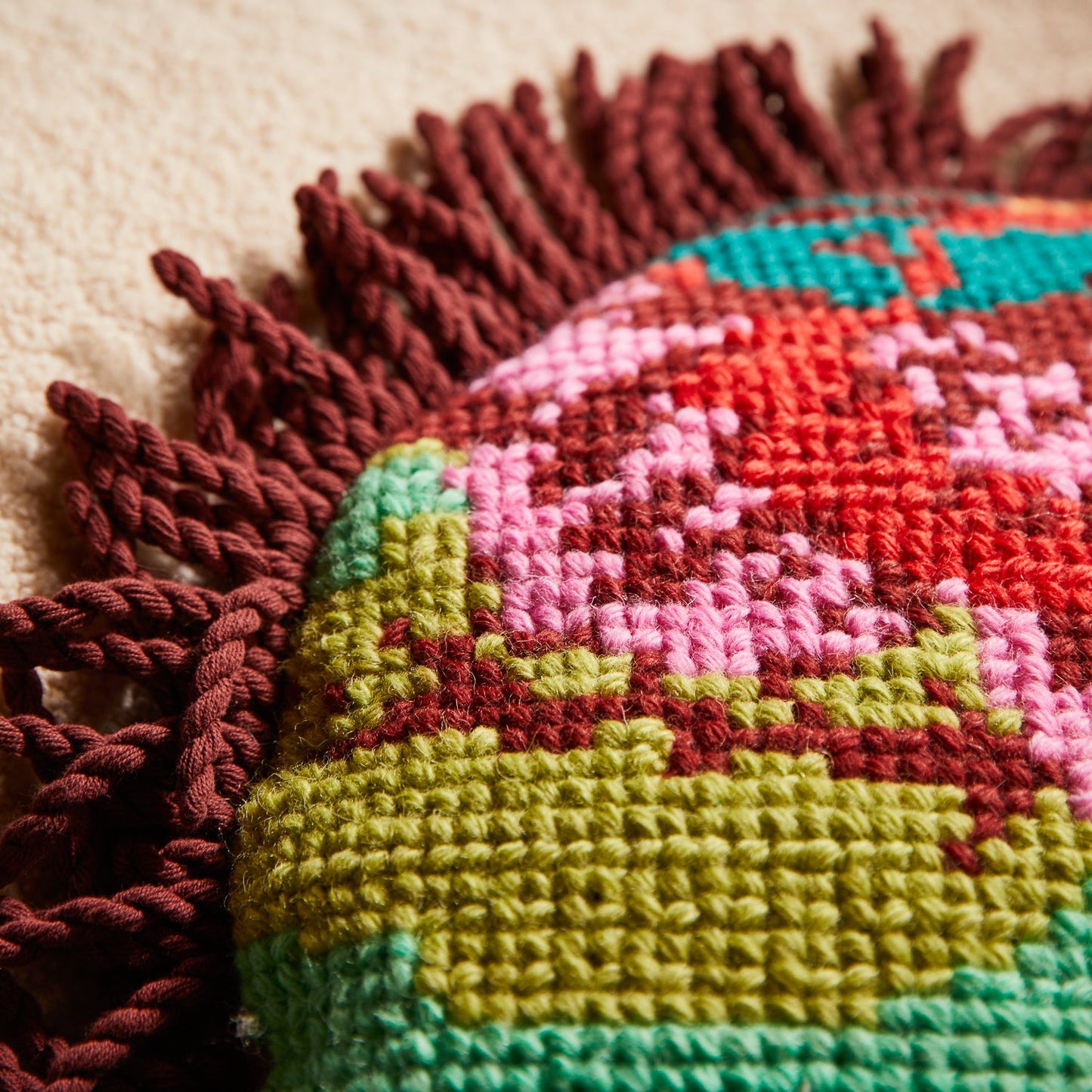 Sage X Clare - Zita Cross Stitch Cushion