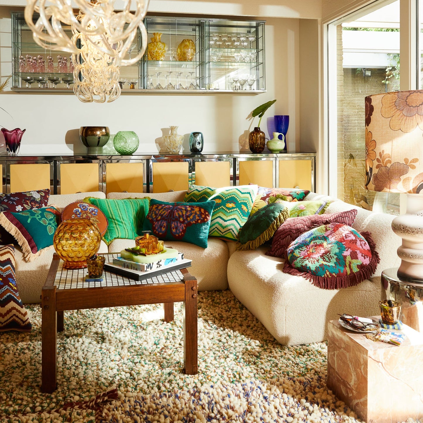 Sage X Clare - Zita Cross Stitch Cushion