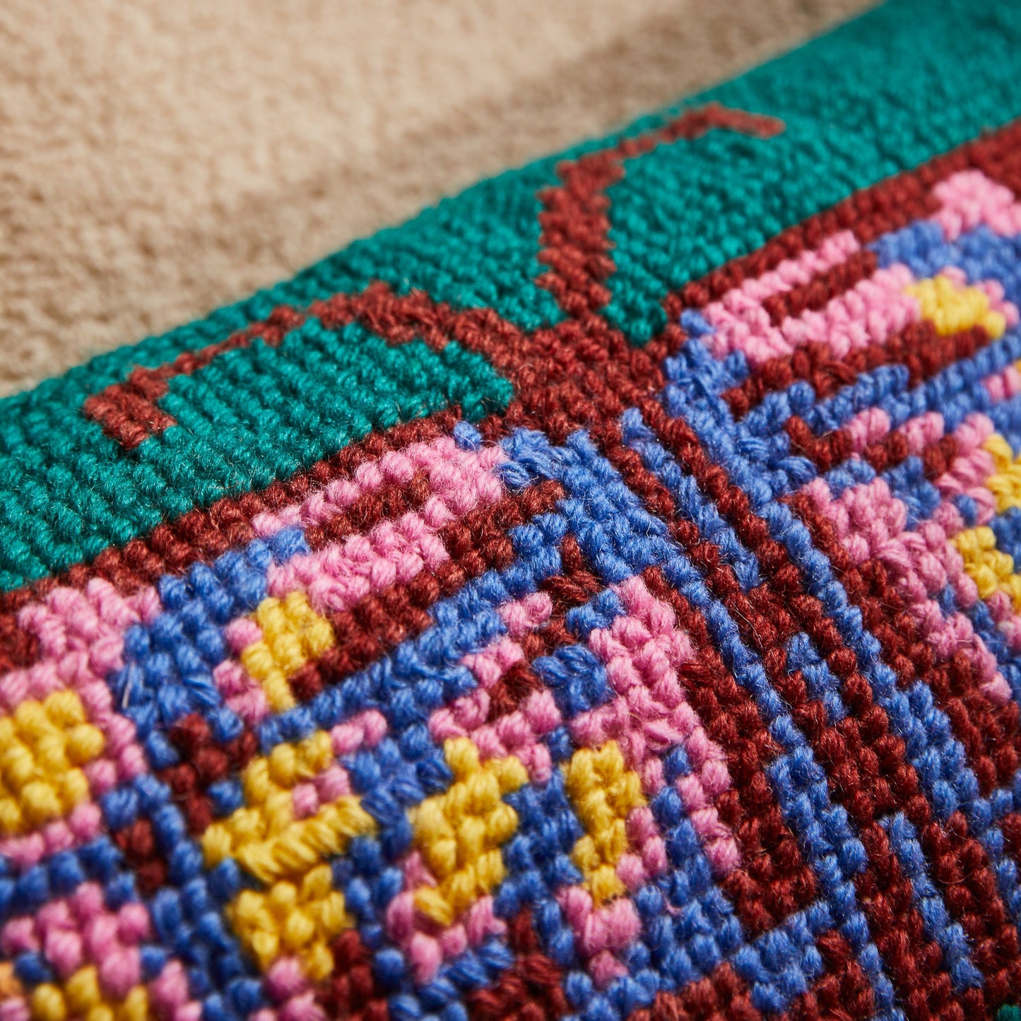 Sage X Clare - Emilia Cross Stitch Cushion