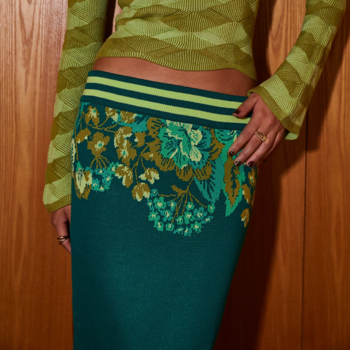 Sage X Clare - Eliza Knit Maxi Skirt