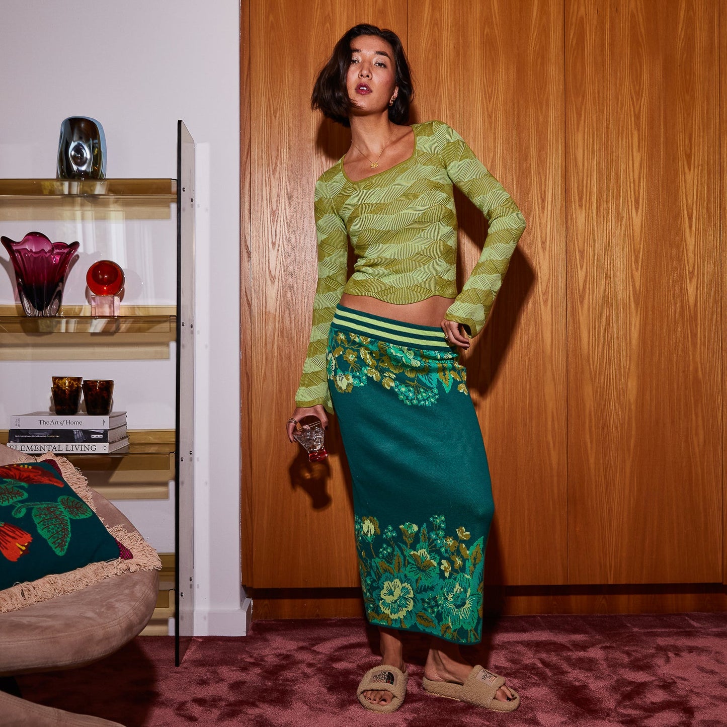 Sage X Clare - Eliza Knit Maxi Skirt