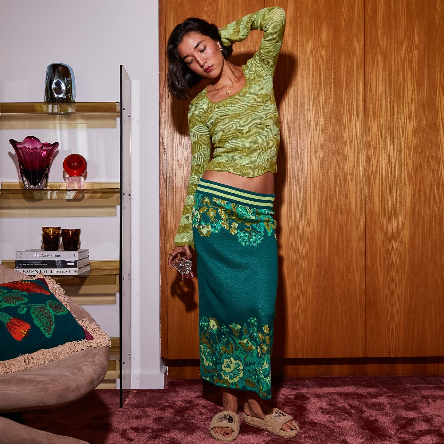 Sage X Clare - Eliza Knit Maxi Skirt