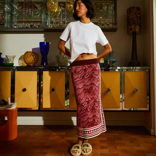 Sage X Clare - Hanna Knit Maxi Skirt