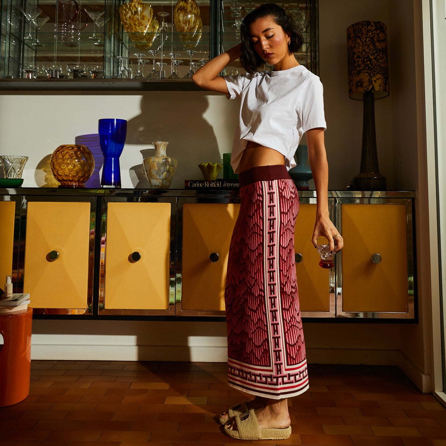 Sage X Clare - Hanna Knit Maxi Skirt