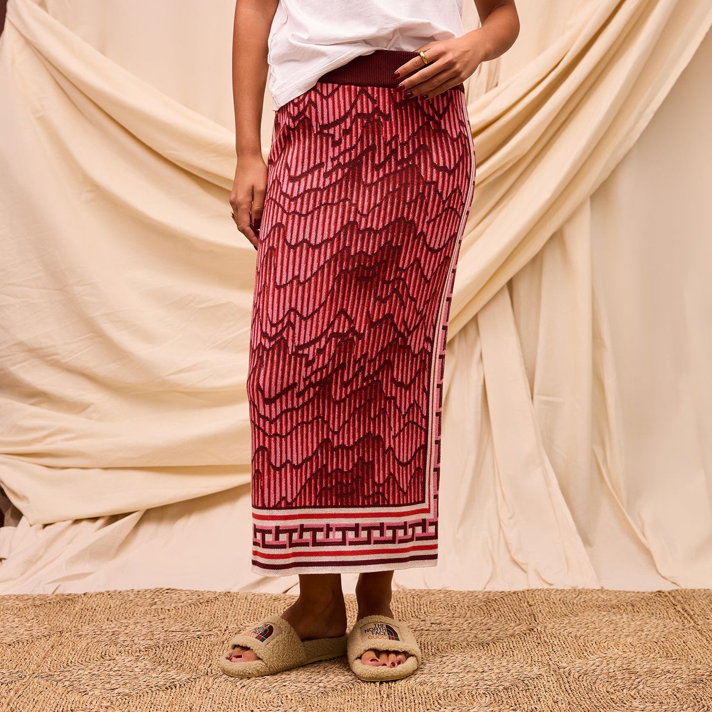 Sage X Clare - Hanna Knit Maxi Skirt