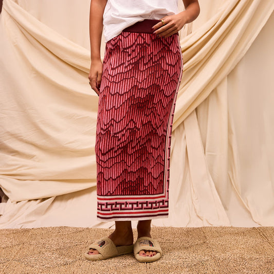 Sage X Clare - Hanna Knit Maxi Skirt
