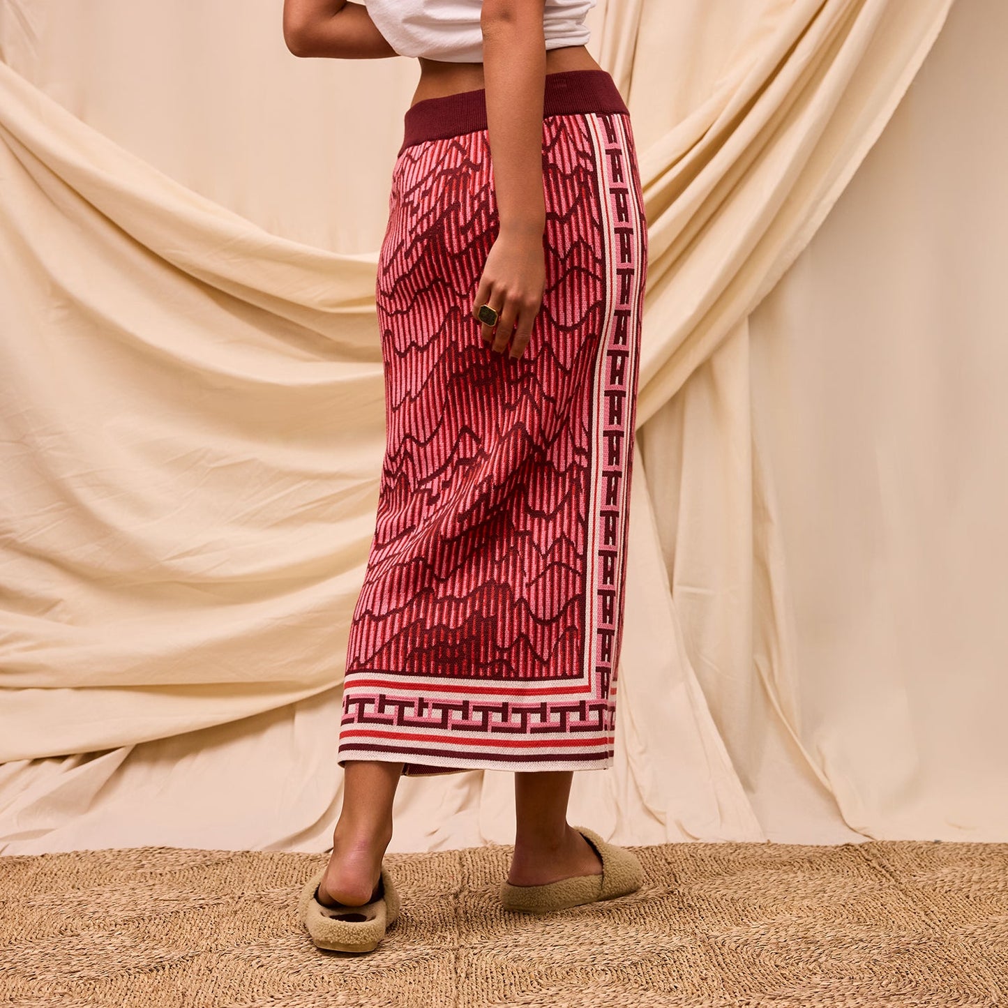 Sage X Clare - Hanna Knit Maxi Skirt