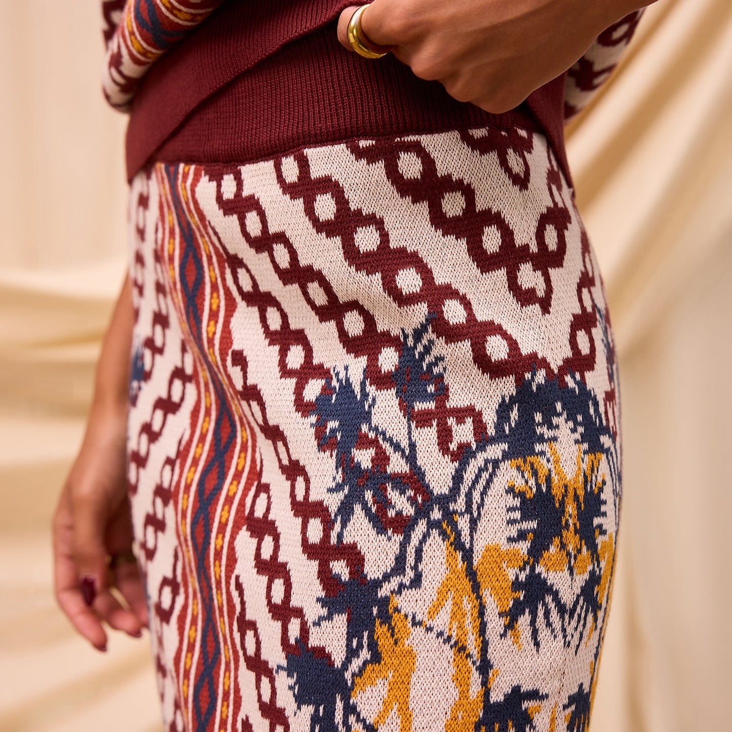Sage X Clare - Aneta Knit Maxi Skirt