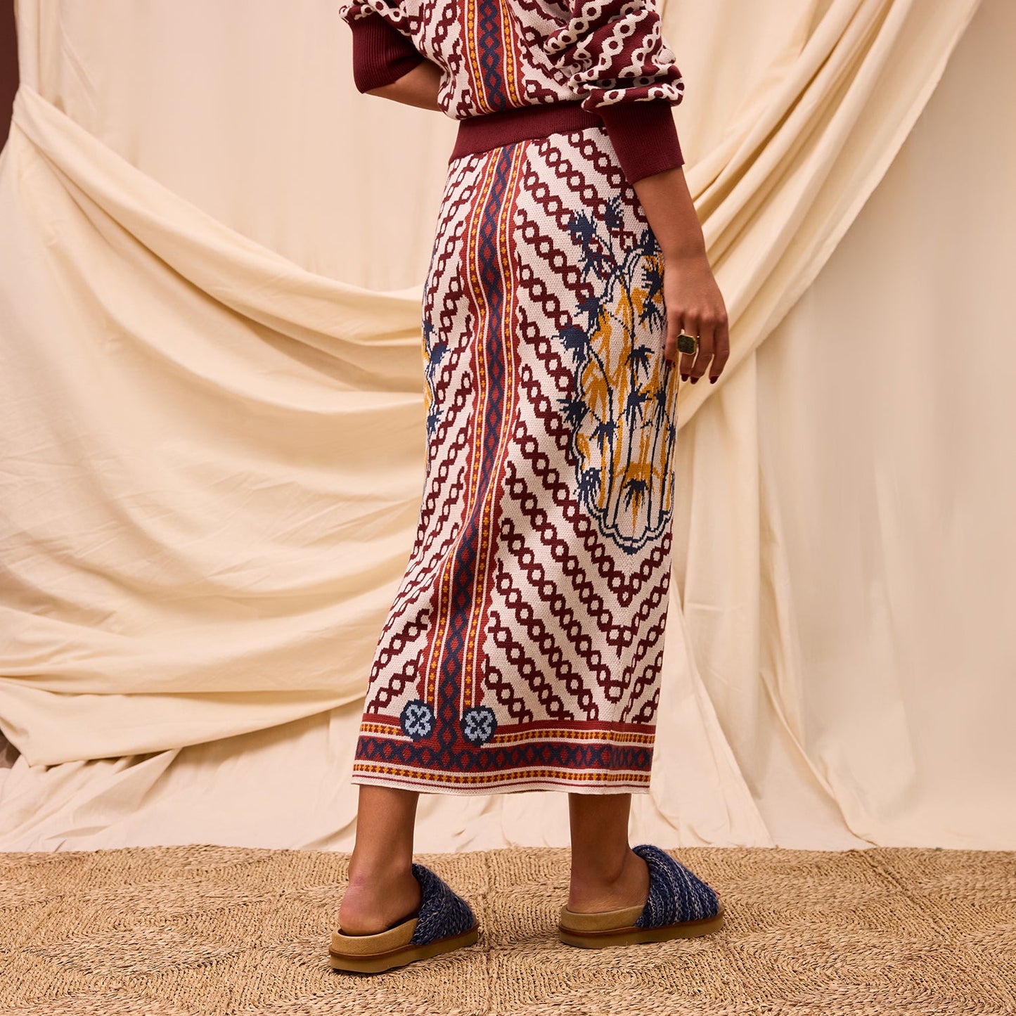 Sage X Clare - Aneta Knit Maxi Skirt