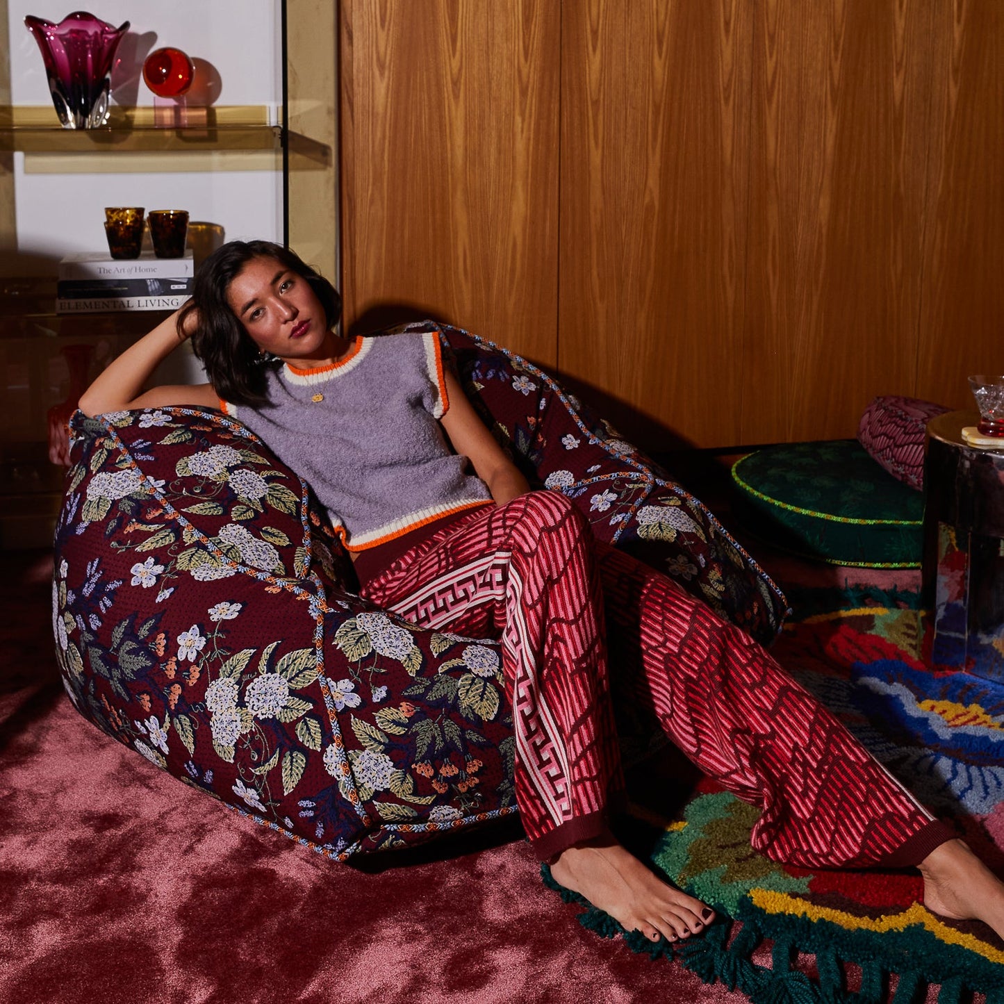 Sage X Clare - Heidi Jacquard Lounger Cover