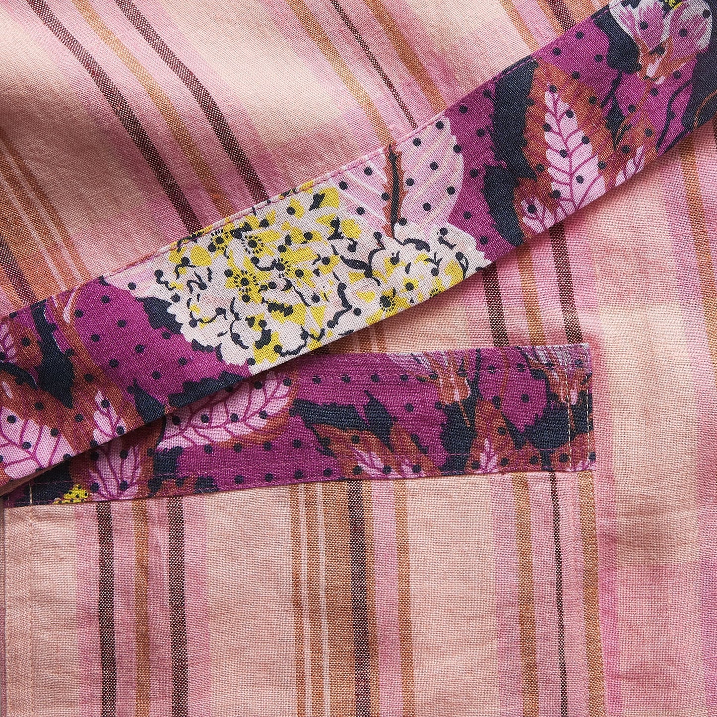 Sage X Clare - Nicolette Linen Robe - Poudre