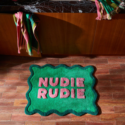 Sage X Clare - Amalie Nudie Bath Mat - Spring Green