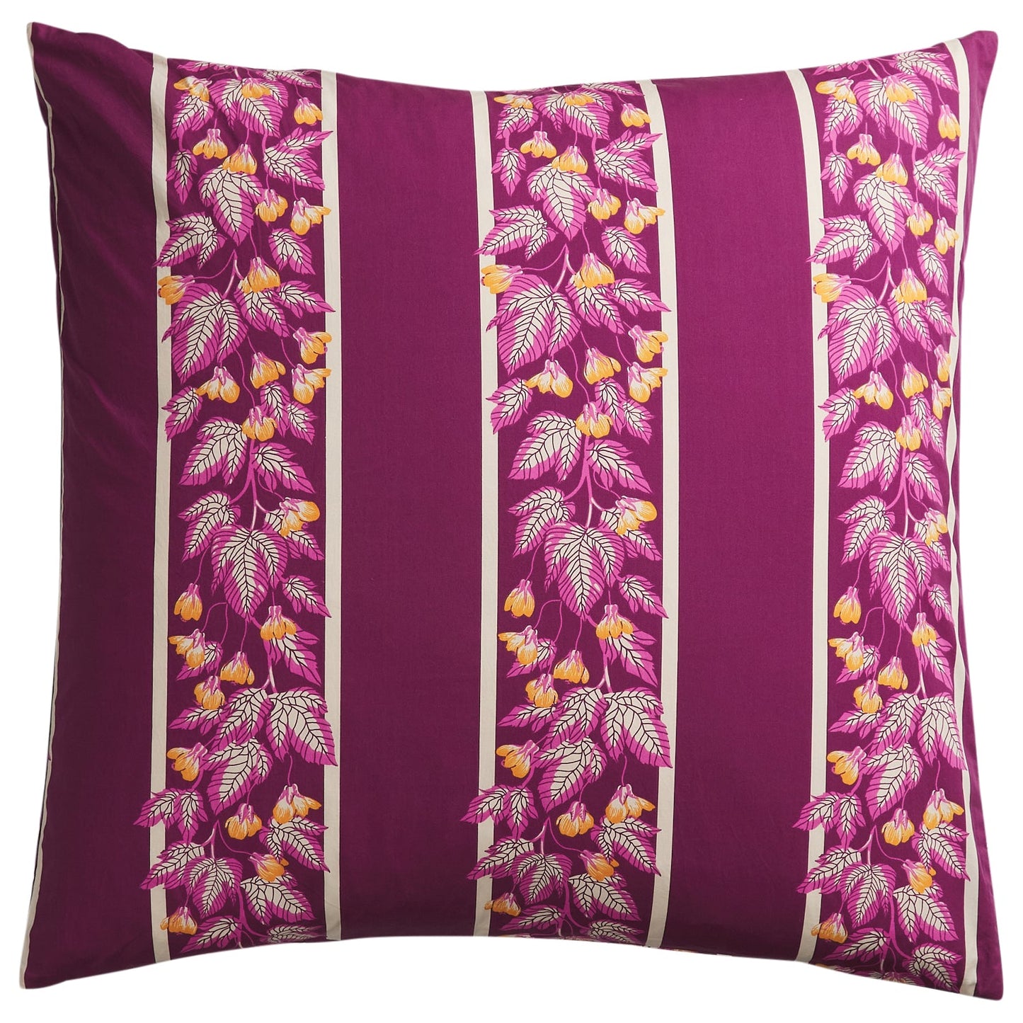 Sage X Clare - Agata Cotton Euro Pillowcase Set - Mulberry