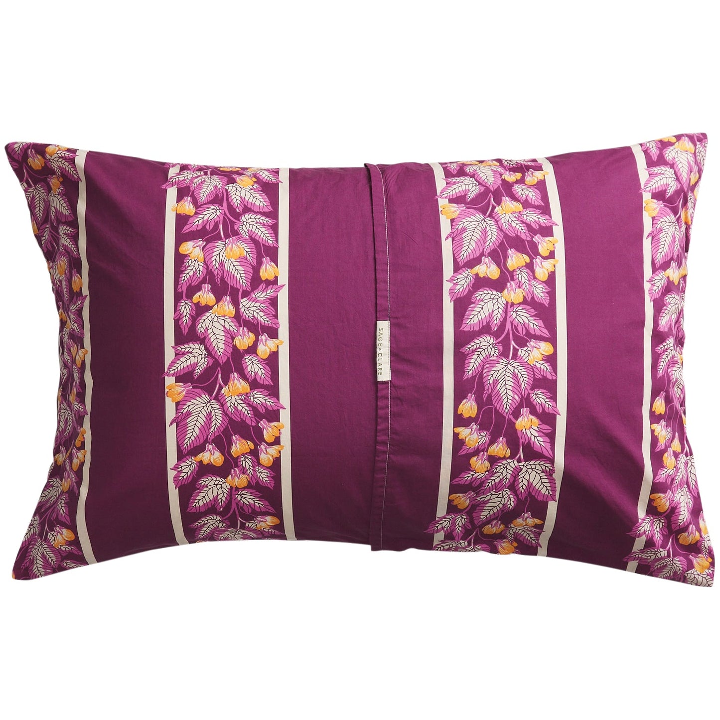 Sage X Clare - Agata Cotton Pillowcase Set - Mulberry