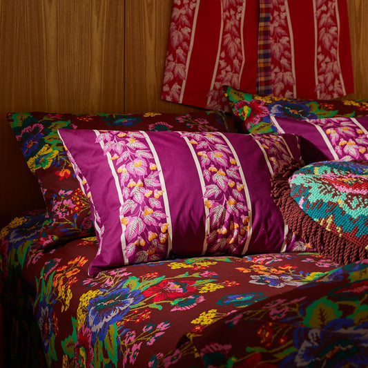 Sage X Clare - Agata Cotton Pillowcase Set - Mulberry