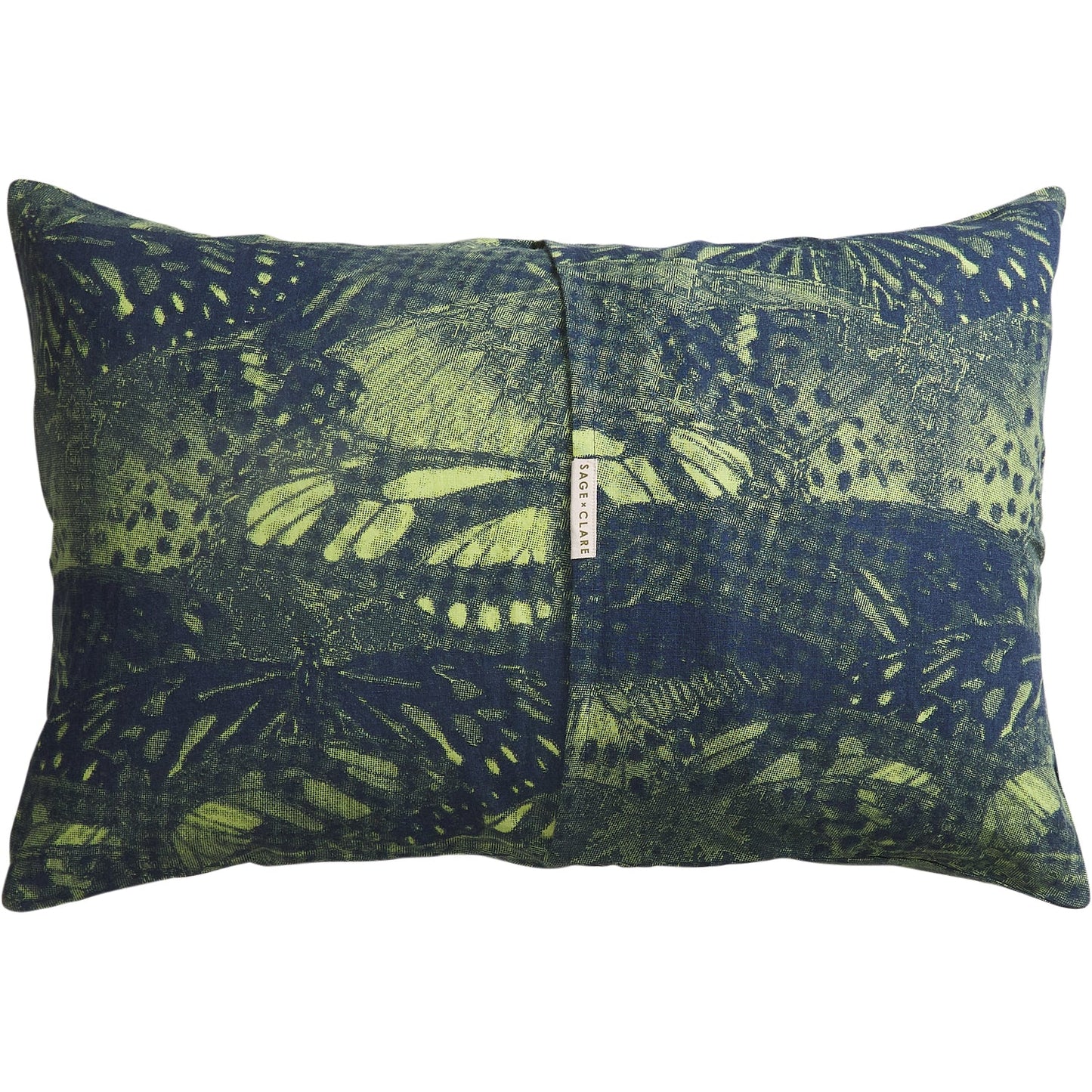 Sage X Clare - Emilia Linen Standard Pillowcase Set - Ink