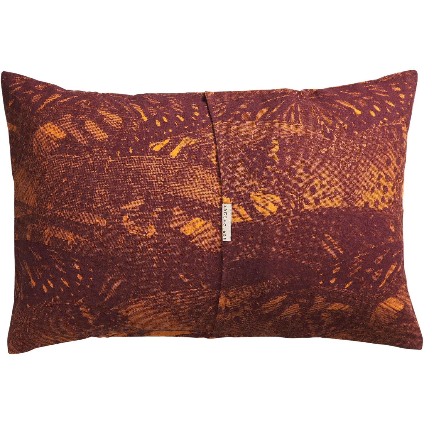 Sage X Clare - Emilia Linen Standard Pillowcase Set - Marigold