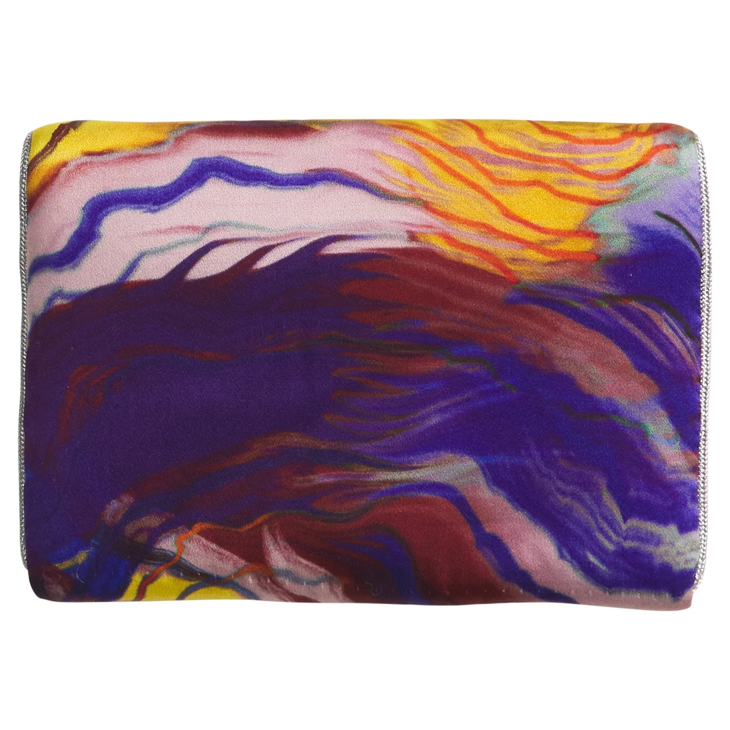 Sage X Clare - Zoi Silk Pouch - Ultramarine
