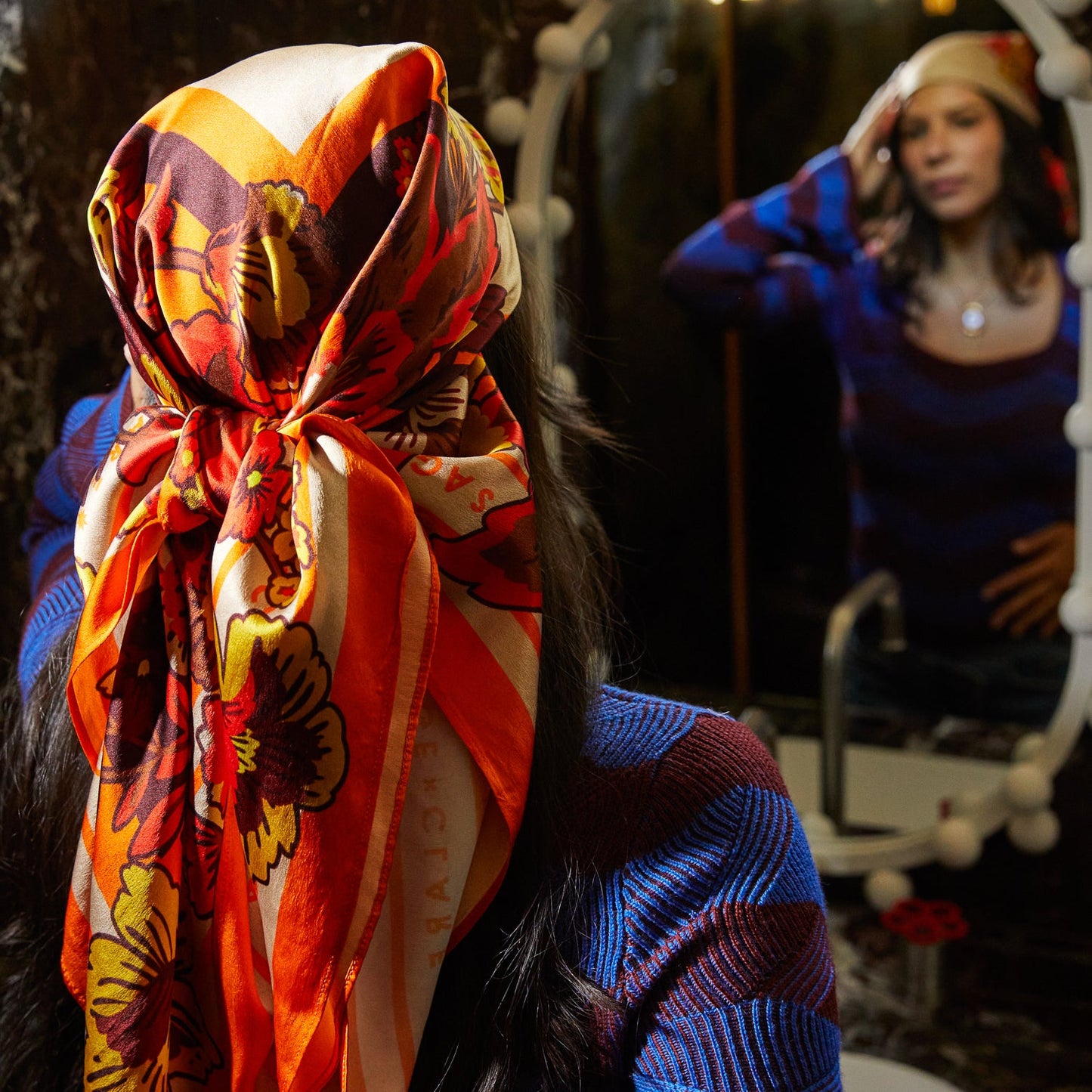 Sage X Clare - Eliza Silk Scarf
