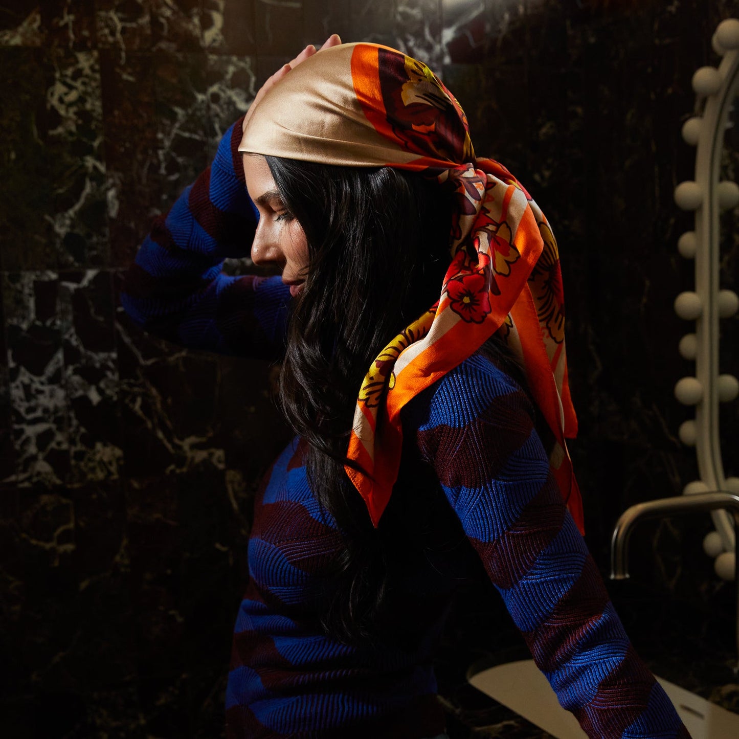 Sage X Clare - Eliza Silk Scarf