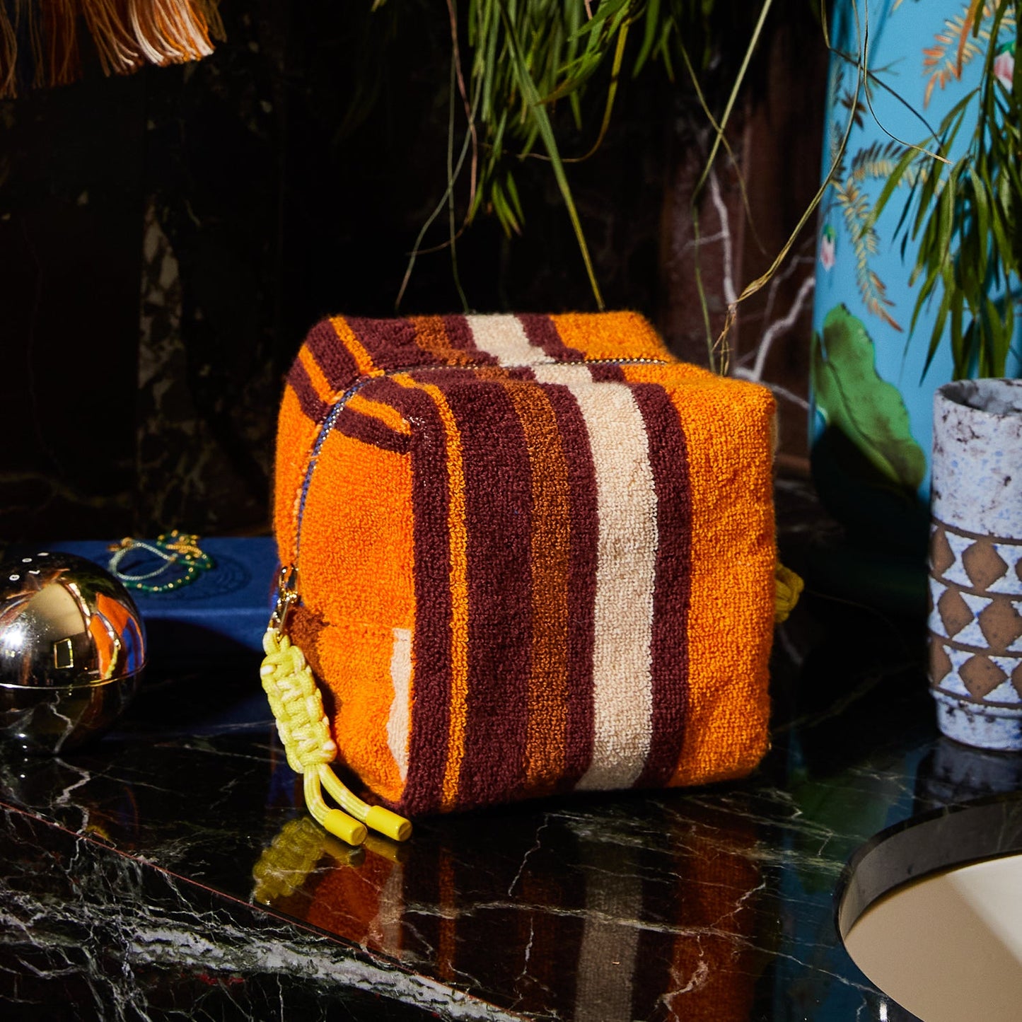 Sage X Clare - Nicolette Terry Pouch - Russet
