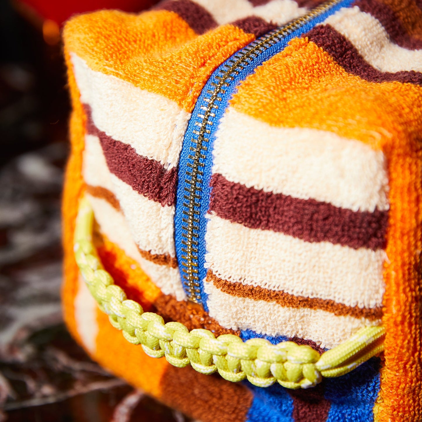 Sage X Clare - Nicolette Terry Pouch - Russet