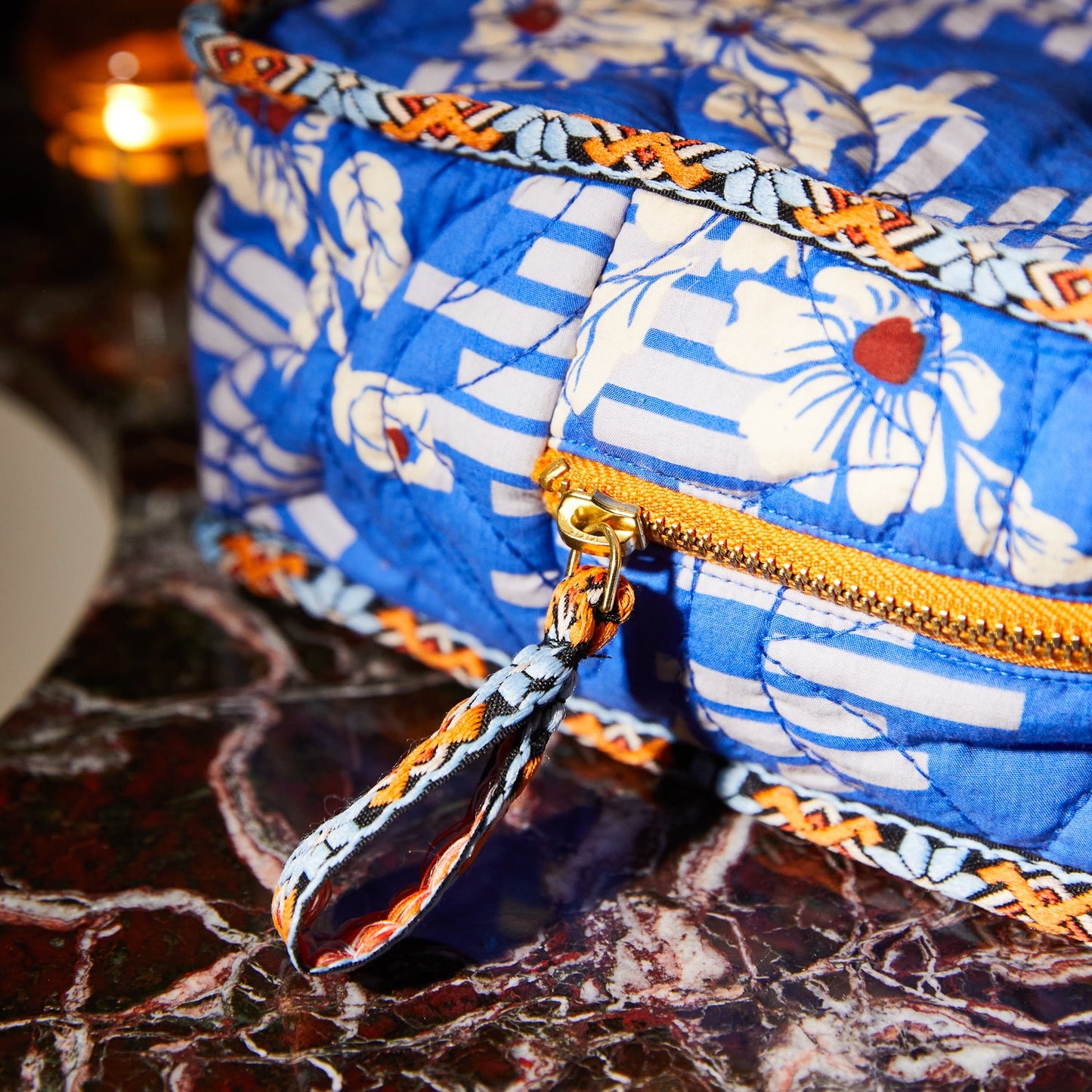Sage X Clare - Marta Vanity Bag - Ultramarine