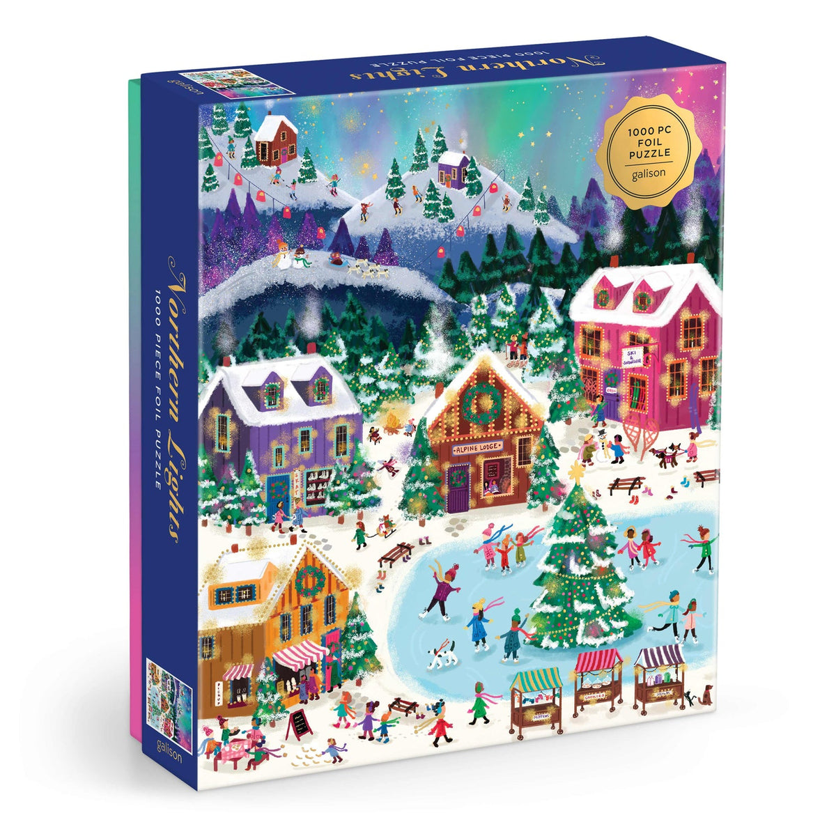Galison - Joy Laforme - Northern Lights Foil Puzzle - 1000pc