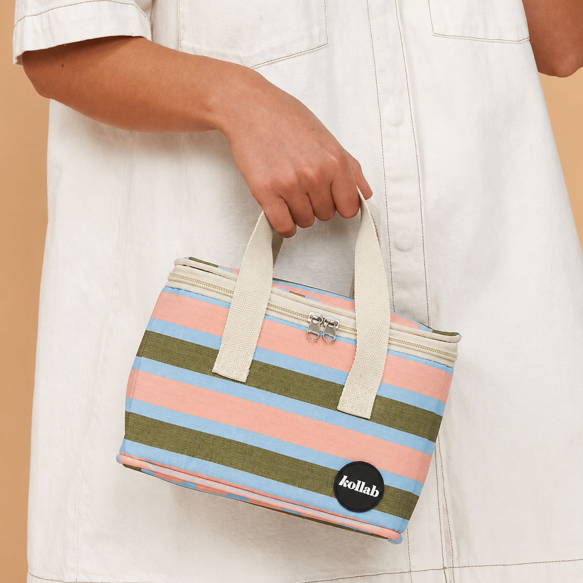Kollab - Holiday Lunch Bag - Shoreline Stripe