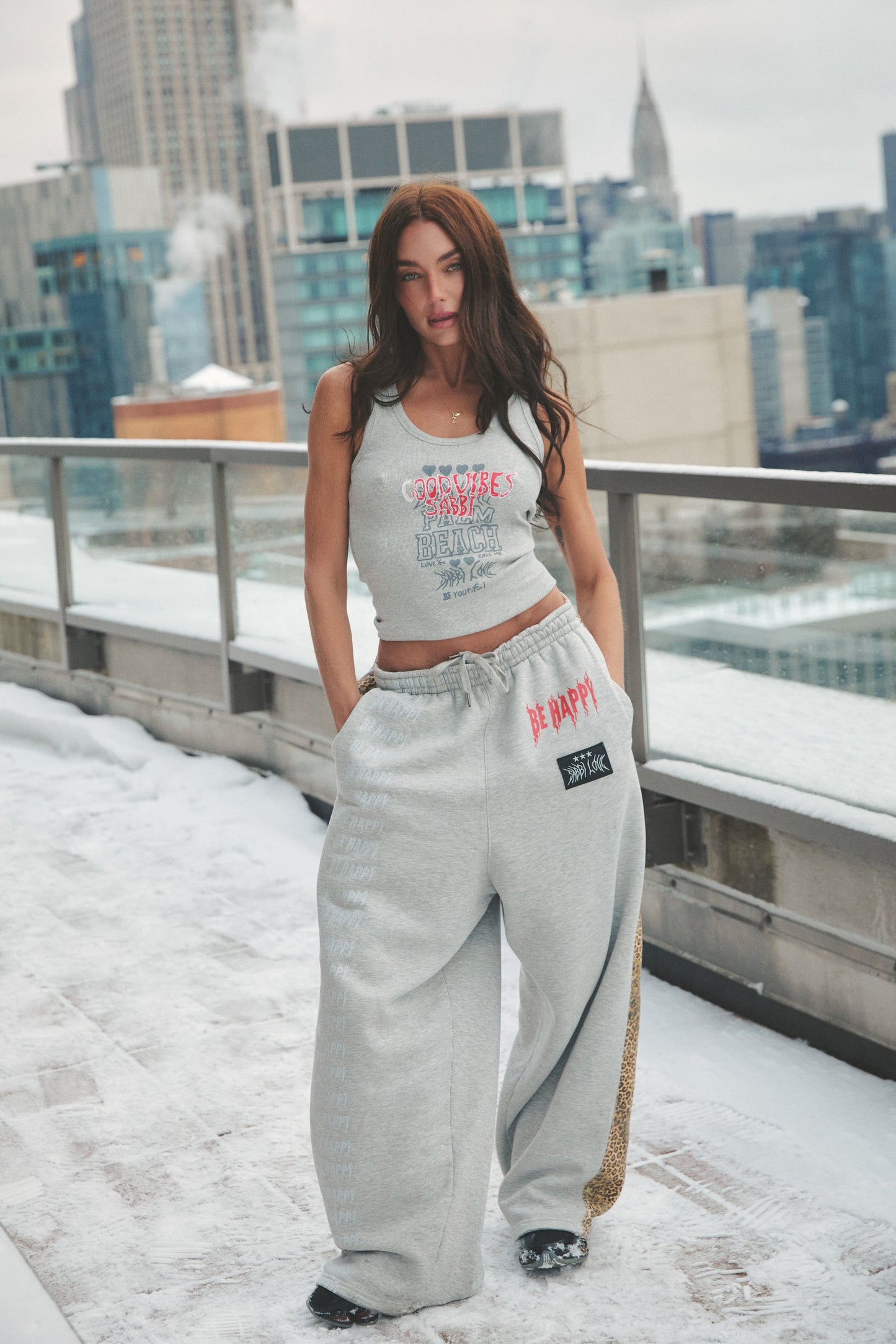 Sabbi - The Be Happy Tank - Grey