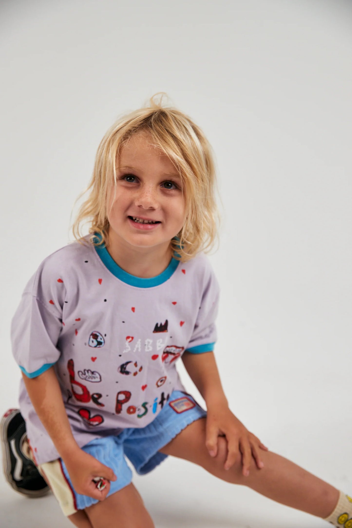 Sabbi - The Be Positive Kids Tee