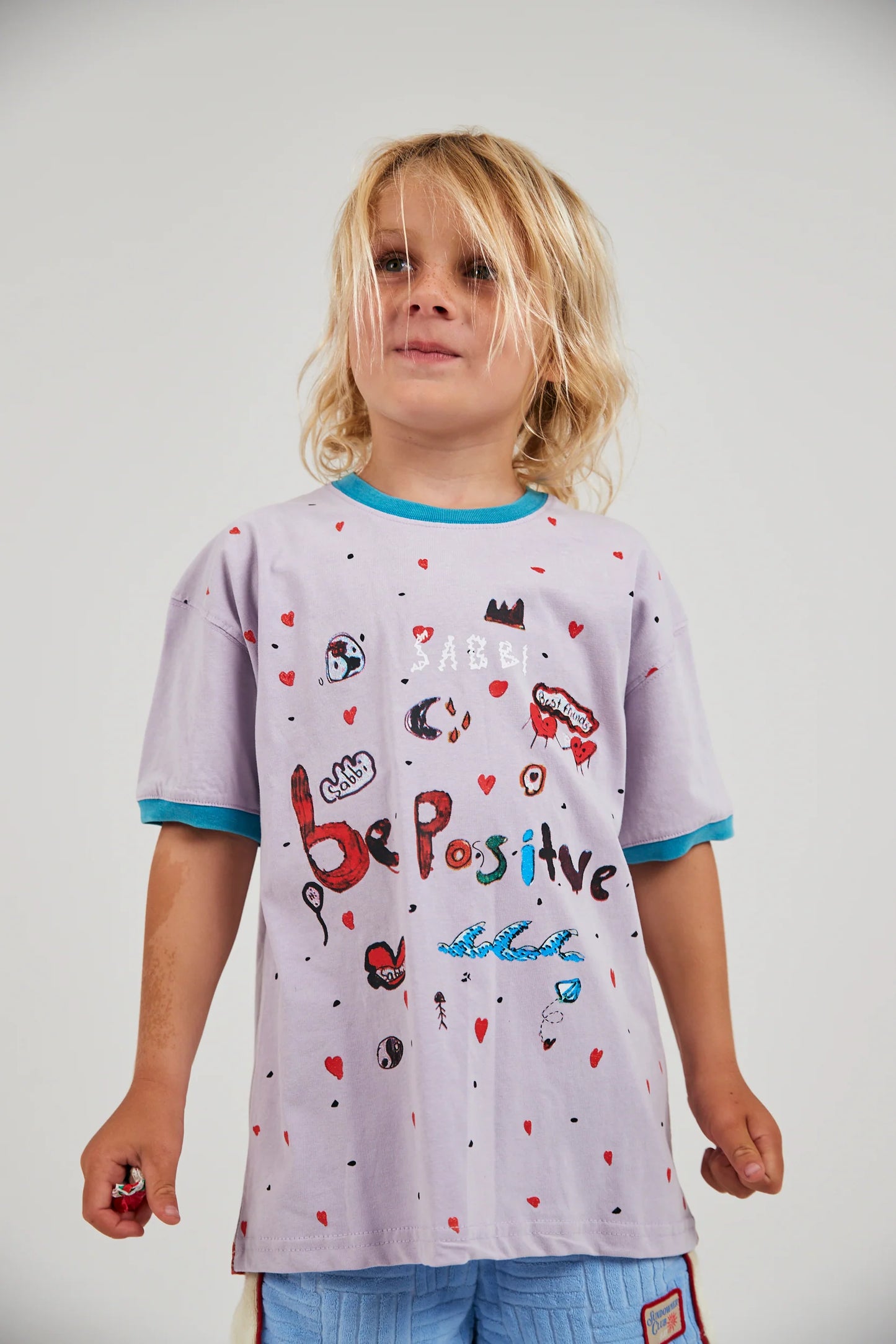 Sabbi - The Be Positive Kids Tee