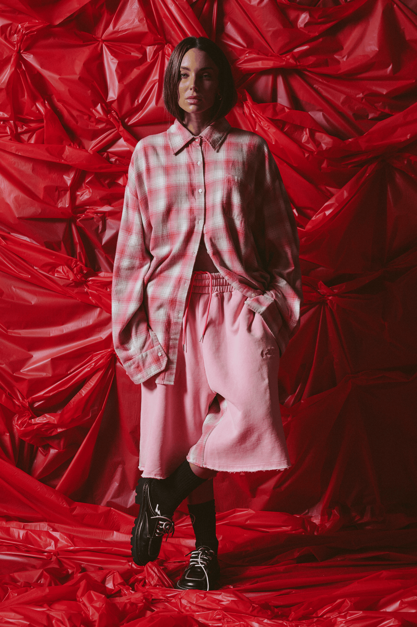 Sabbi - BE A KIND HUMAN OVERSIZED SHIRT - PINK