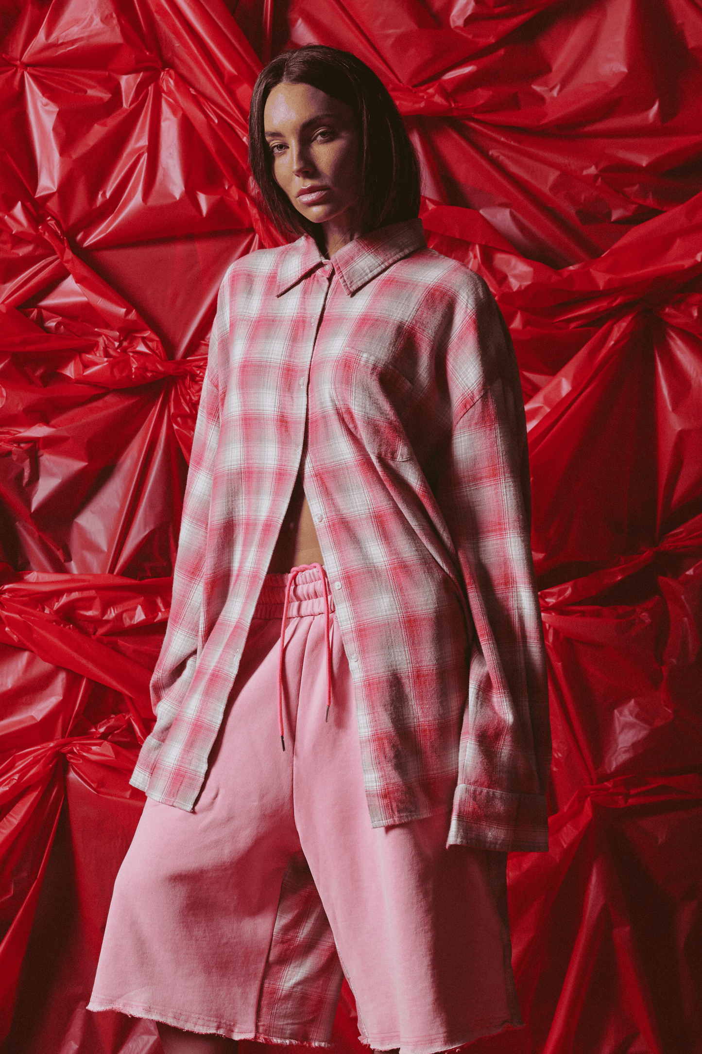 Sabbi - BE A KIND HUMAN OVERSIZED SHIRT - PINK