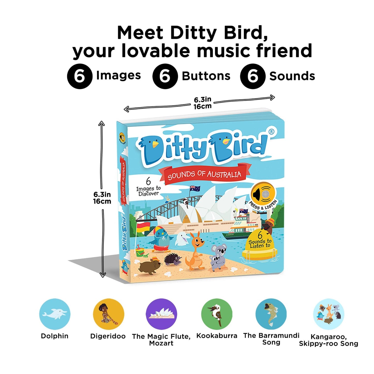 Ditty Bird - Sounds of Australia Book