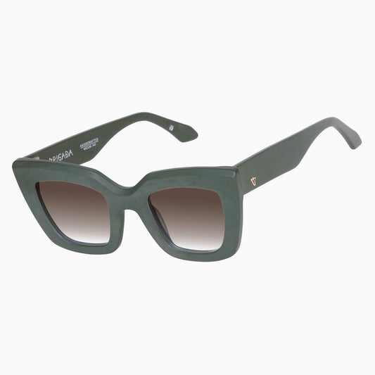Valley Eyewear - Brigada - Matte Army Green / Brown Gradient Lens