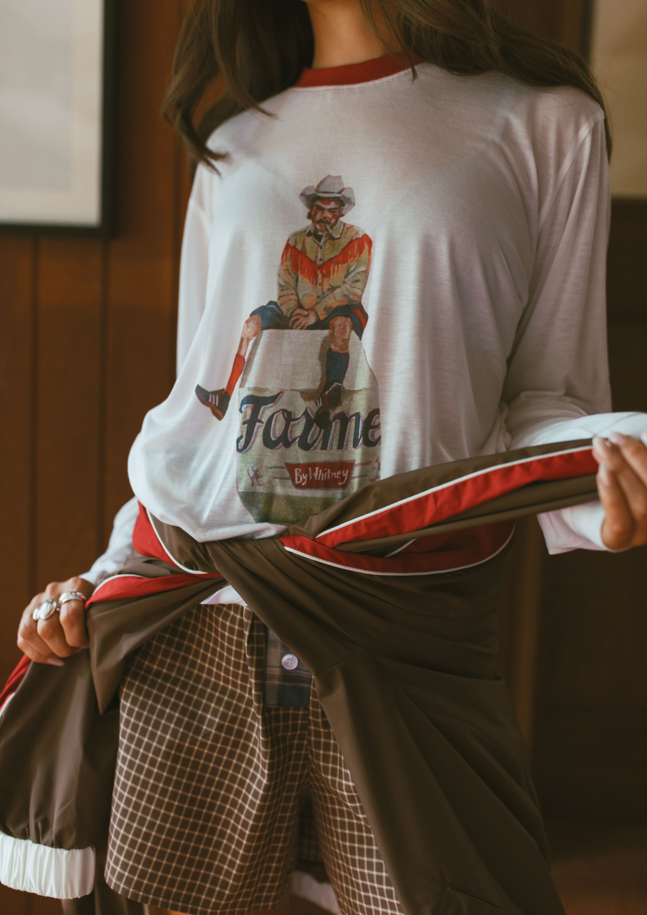 FAR MER By Whitney - Bronc Patch Windbreaker