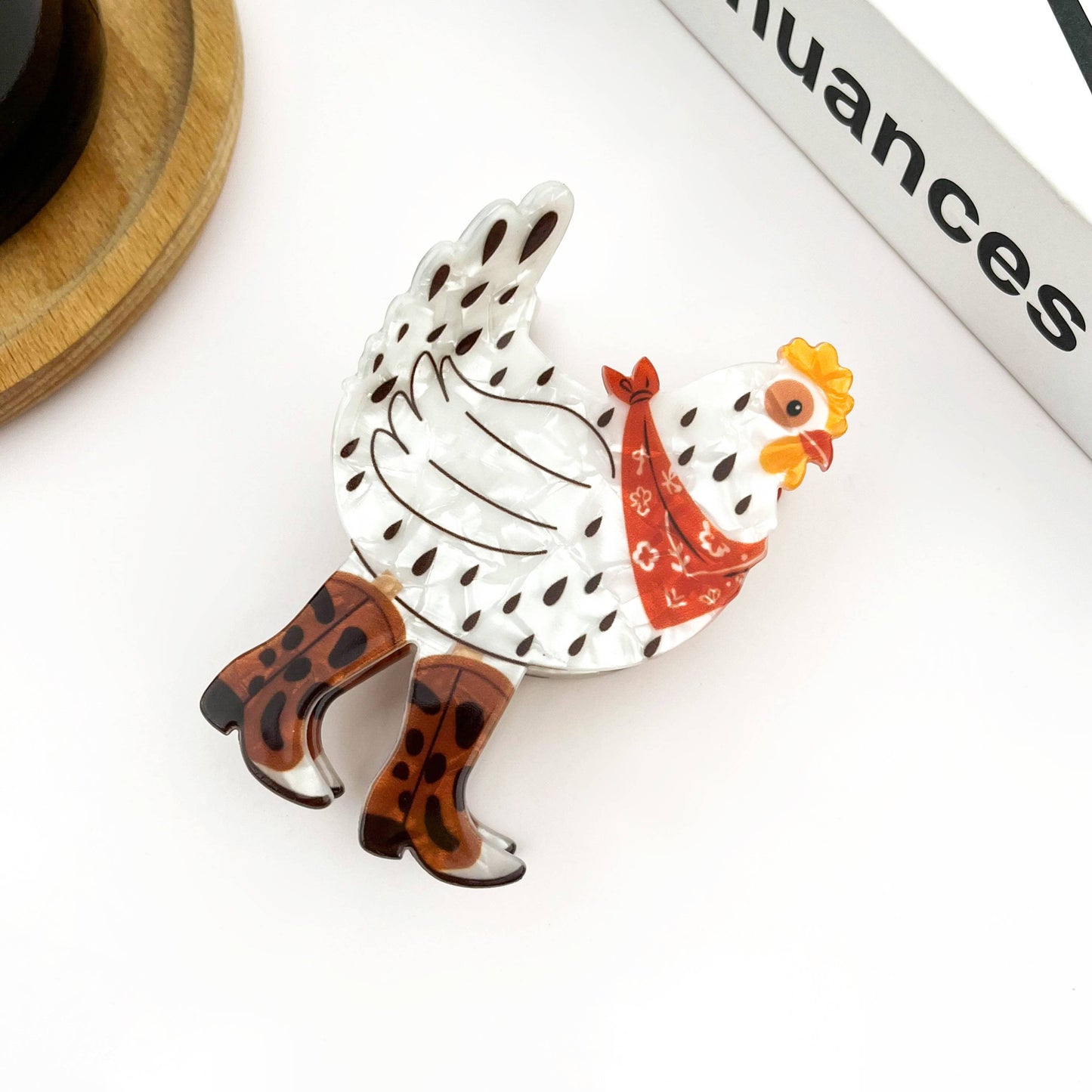 Diva - Chicken Boots Hair Clips