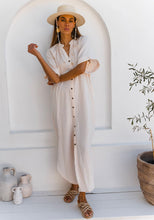 Load image into Gallery viewer, Cabo - Como Tunic Maxi Dress - Shell
