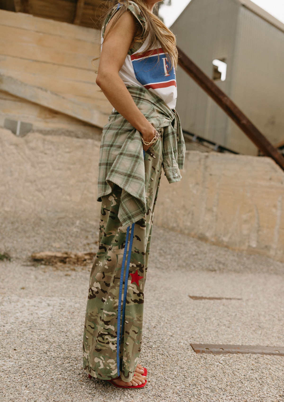 FARMER By Whitney - Camo Jersey Track Pants