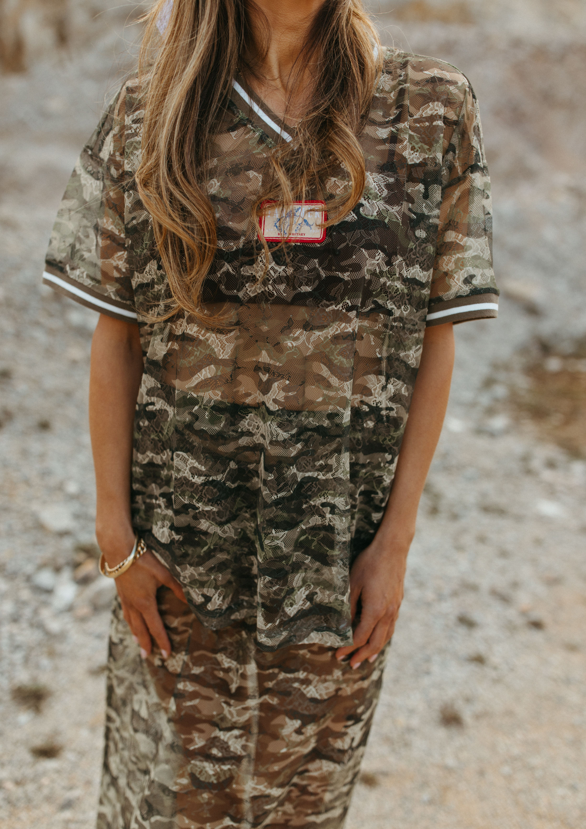 FARMER By Whitney - Camo Lace Vee