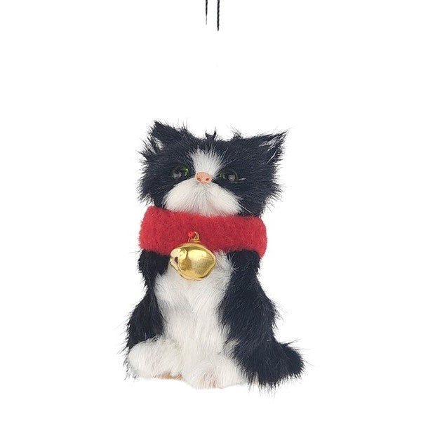 Black Cat with Bell - Hanging Decoration