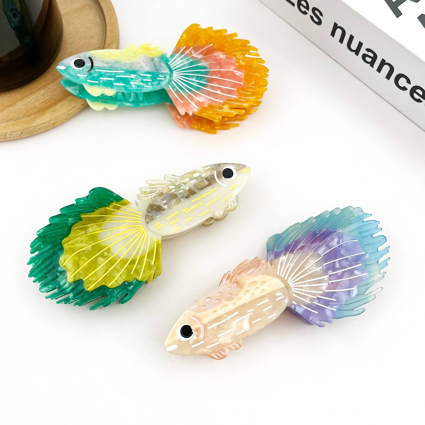 Diva - Fish Hair Clips