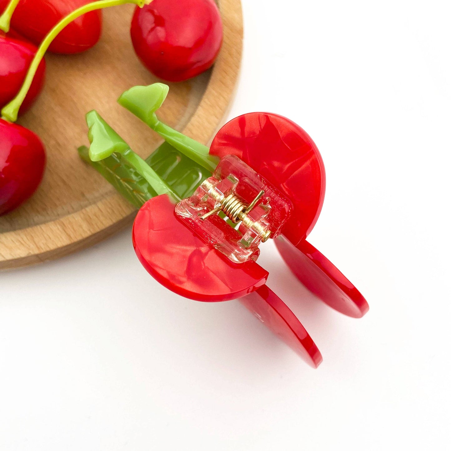 Diva - Red Cherry Claw Clip