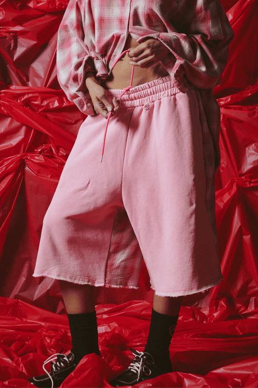 Sabbi - CHECK MATE SHORTS - PINK
