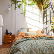 Load image into Gallery viewer, Sage X Clare - Marquis Linen Euro Pillowcase Set - Kent
